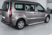 Ford Connect 2014-2021 гг. Боковые Подножки Maya V2 (2 шт., Алюминий) фото 1