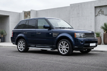 Range Rover Sport 2005-2013 гг. Боковые Подножки Maya V2 (2 шт., Алюминий) фото 1