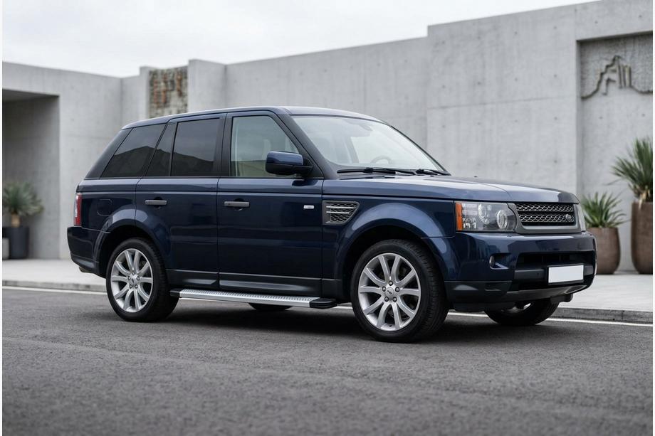 Range Rover Sport 2005-2013 гг. Боковые Подножки Maya V2 (2 шт., Алюминий) Image