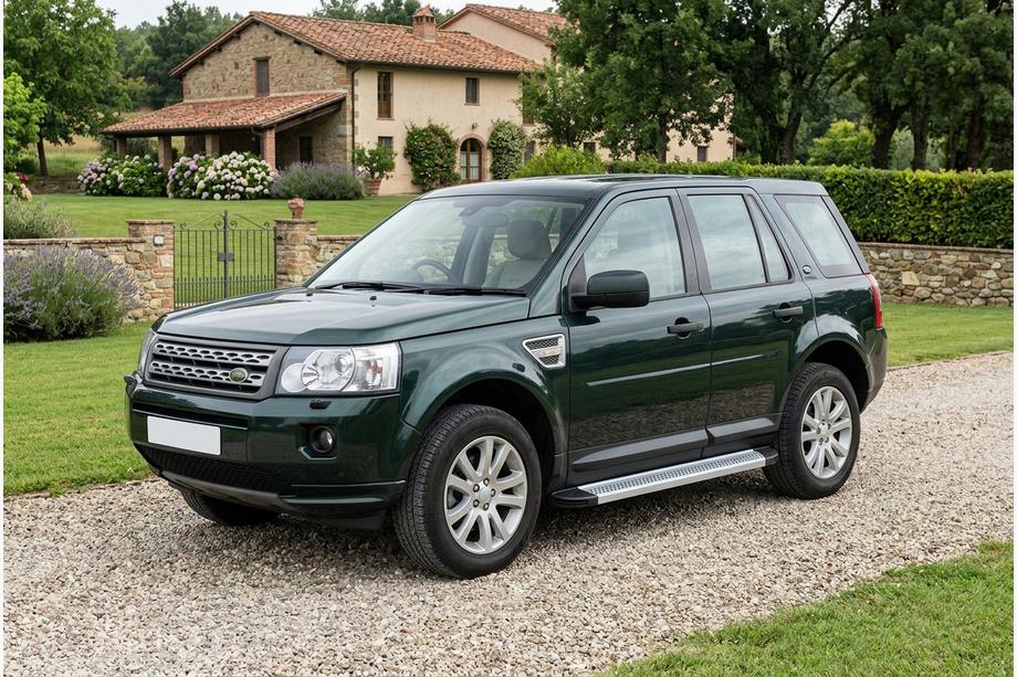 Land Rover Freelander II 2006–2014 гг. Боковые Подножки Maya V2 (2 шт., Алюминий) Image