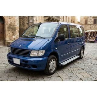 Боковые Подножки Maya V2 (2 шт., Алюминий) Mercedes Vito W638 1996-2003 гг. фото 1
