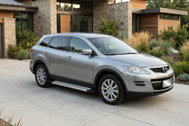 Mazda CX-9 2007-2016 гг. Боковые Подножки Maya V2 (2 шт., Алюминий) фото 1