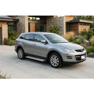 Боковые Подножки Maya V2 (2 шт., Алюминий) Mazda CX-9 2007-2016 гг. фото 1