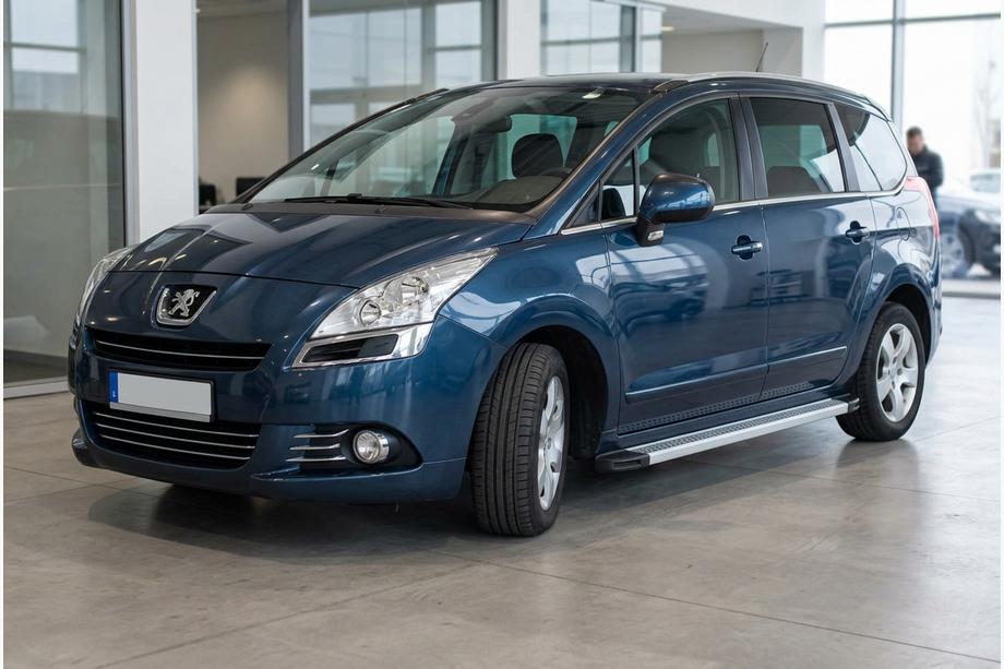 Peugeot 5008 2009-2016 гг. Боковые Подножки Maya V2 (2 шт., Алюминий) Image
