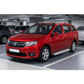 Боковые Подножки Maya V2 (2 шт., Алюминий) Renault Logan MCV 2013-2022 гг. фото 1