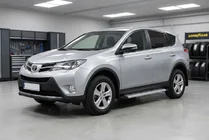Toyota Rav 4 2013-2018 гг. Боковые Подножки Maya V2 (2 шт., Алюминий) фото 1