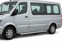 Volkswagen Crafter 2006-2016 гг. Боковые Подножки Maya V2 (2 шт., Алюминий) фото 1