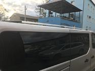 Renault Trafic 2015- гг. Хромированные Рейлинги Короткая, Чугунные Ножки фото 5
