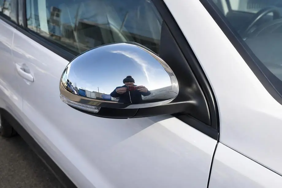 Seat Alhambra 2010- гг. Накладки на зеркала (2 шт., Нержавеющая сталь) Image