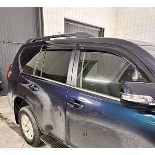 Окантовка Окон (6 шт, Нержавейка) Toyota Land Cruiser Prado 150 2009-2023 гг. фото 2