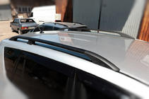Toyota Rav 4 2006-2013 гг. Рейлинги Черные Турецкие Короткая база, пластиковые ножки фото 3