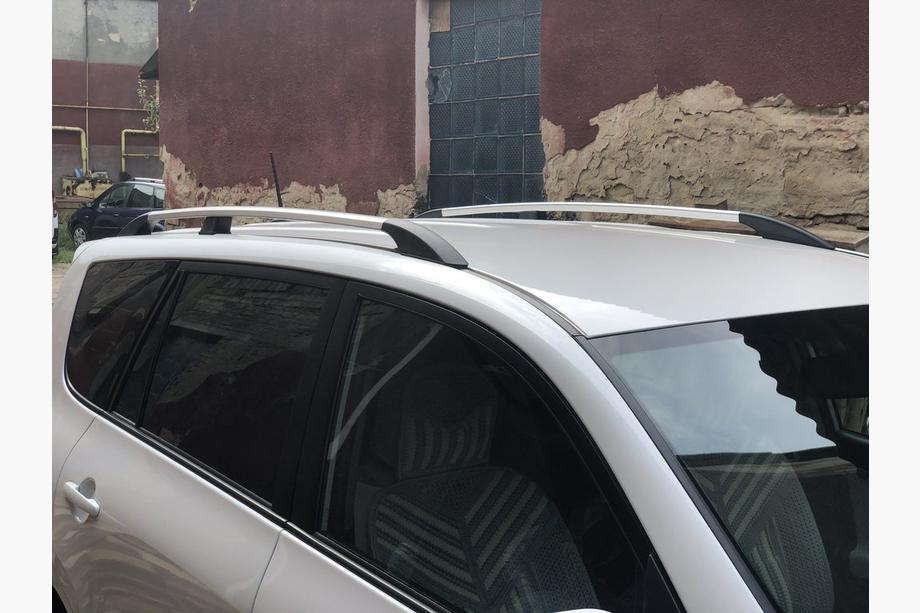 Toyota Rav 4 2006-2013 гг. Рейлинги Хром турецкие Короткая база, пластиковые ножки Фото 6