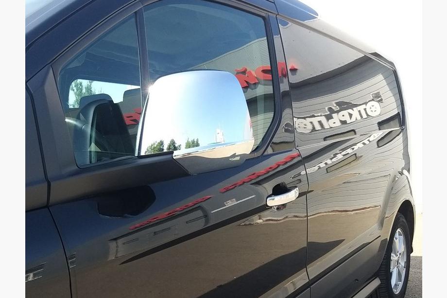 Ford Connect 2014-2021 гг. Хромированные Накладки на Ручки Дверей (4 шт, Нержавейка) Фото 7