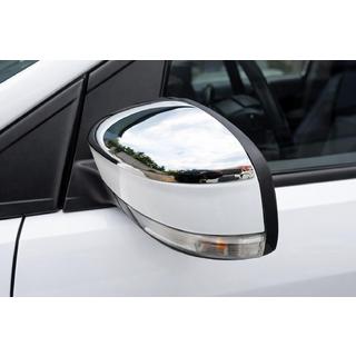 Накладки на зеркала (для EU, 2 шт., нержавейка) Ford Focus III 2011-2017 гг. фото 1