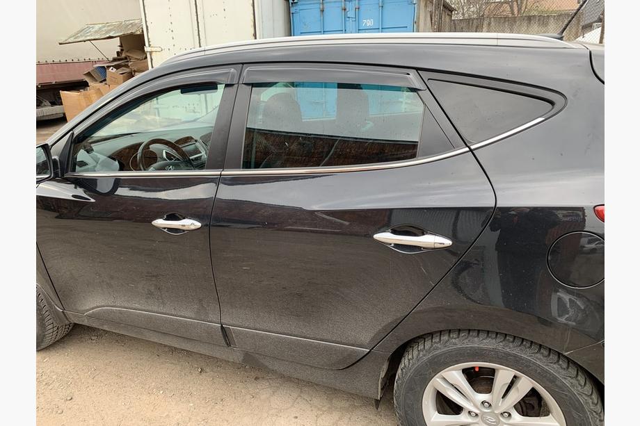 Hyundai IX-35 2010-2015 гг. Нижние молдинги окон нержавейка (6 шт) Image