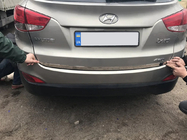 Hyundai IX-35 2010-2015 гг. Накладка на багажник нержавейка OmsaLine - Итальянская Нержавейка фото 3