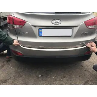Накладка на багажник нержавейка фото 3