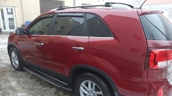 Kia Sorento II XM 2009-2014 гг. Окантовка Окон (6 шт, Нержавейка) фото 8