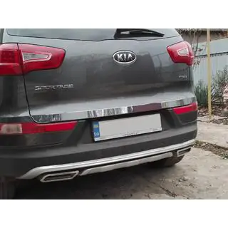 Накладка на багажник нержавейка фото 2