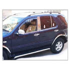 Mercedes ML W163 1997-2005 гг. Наружные молдинги окон нержавейка (6 шт) Carmos - Турецкая Нержавеющая Сталь фото 5