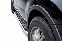 Mazda CX-5 2012-2017 гг. Боковые Подножки Maydos V2 (2 шт., нержавейка) фото 1