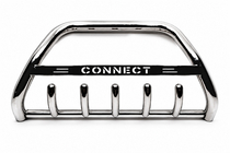 Ford Connect 2010-2013 гг. Защита переднего бампера (нерж. сталь) фото 2