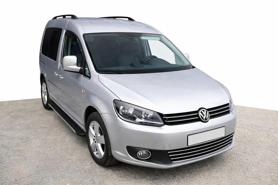 Volkswagen Caddy 2015-2020 гг. Накладки на Зеркала Вариант 1 (2 шт) Image