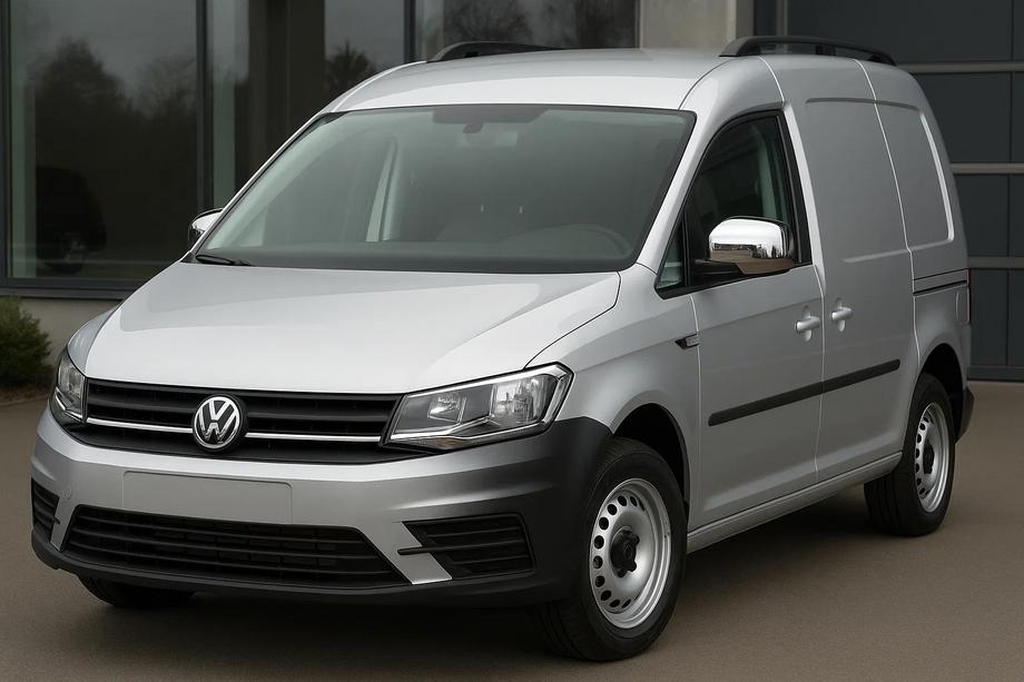 Volkswagen Caddy 2015-2020 гг. Накладки на Зеркала Вариант 2 (2 шт., пластик) Image