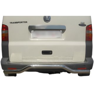 Задняя дуга волна (нержавейка) Volkswagen T5 Transporter 2003-2010 гг. фото 1