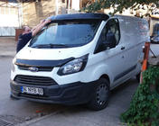 Ford Custom 2013-2022 гг. Козырек на лобовое стекло (на кронштейнах) фото 5