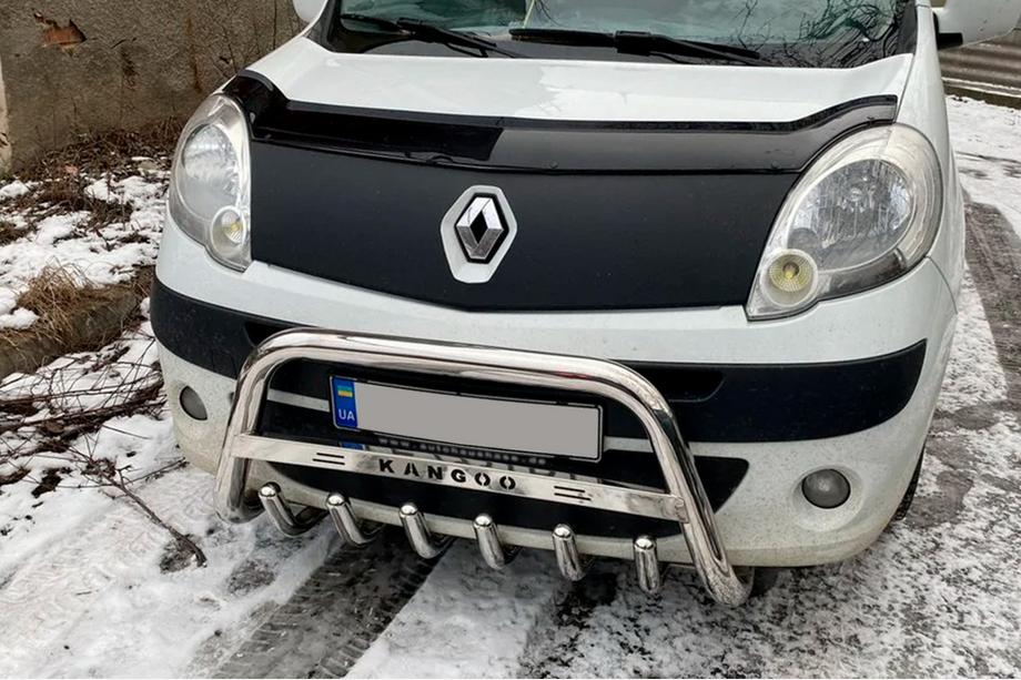 Renault Kangoo 2008–2020 гг. Защита переднего бампера WT003/004 (нержавейка) без надписи, 51 мм Image