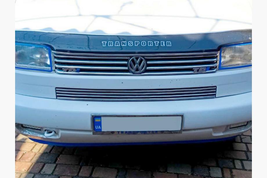 Volkswagen T4 Caravelle/Multivan 1990–2003 гг. Эмблема в решетку TDI Под оригинал, I - Красная Фото 4