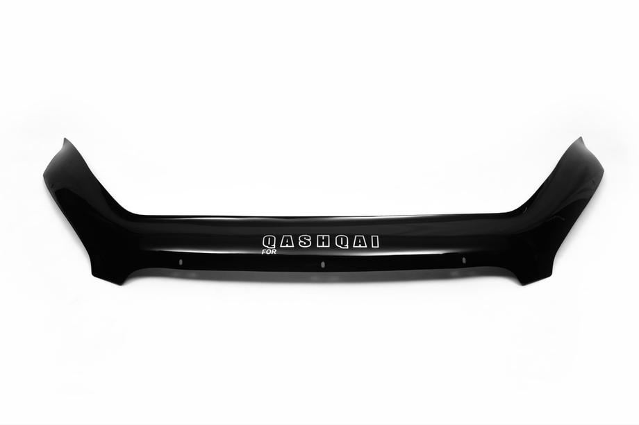 Nissan Qashqai 2010-2014 гг. Дефлектор капота (VIP) Фото 2
