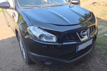 Nissan Qashqai 2010-2014 гг. Дефлектор капота (EuroCap) фото 14