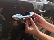 Volkswagen Sharan 2010-2023 гг. Хромированные Накладки на Ручки Дверей (4 шт, Нержавейка) Carmos - Турецкая Нержавеющая Сталь фото 5