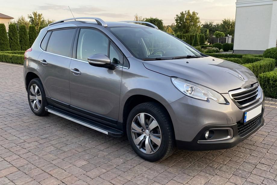 Peugeot 3008 2008-2016 гг. Боковые Подножки Maya V1 (2 шт., Алюминий) Image