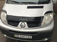 Renault Trafic 2001–2015 гг. Дефлектор капота короткий (VIP) фото 2