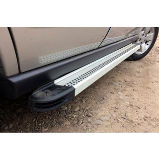 Боковые Подножки Maya V2 (2 шт., Алюминий) Jeep Grand Cherokee WK 2004-2010 гг. фото 1
