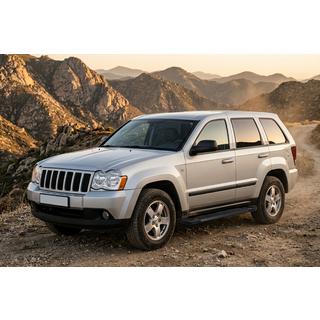 Боковые Подножки RedLine Black (2 шт., Алюминий) Jeep Grand Cherokee WK 2004-2010 гг. фото 1