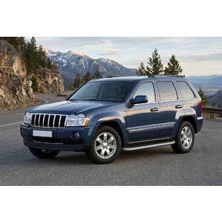 Боковые Подножки Tayga Grey (2 шт., Алюминий) Jeep Grand Cherokee WK 2004-2010 гг. фото 1