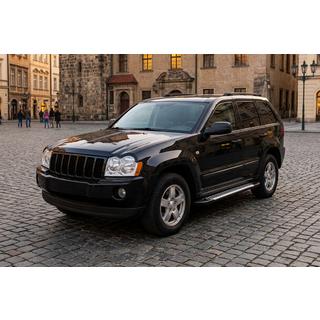 Боковые Подножки Line (2 шт., Алюминий) Jeep Grand Cherokee WK 2004-2010 гг. фото 1