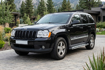 Jeep Grand Cherokee WK 2004-2010 гг. Боковые Подножки Rainbow (2 шт., Алюминий) фото 1