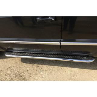Боковые Подножки Maydos V2 (2 шт., нержавейка) Jeep Grand Cherokee WK2 2010-2021 гг. фото 1