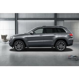 Боковые Подножки Maya V1 (2 шт., Алюминий) Jeep Grand Cherokee WK2 2010-2021 гг. фото 1