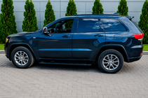 Jeep Grand Cherokee WK2 2010-2021 гг. Боковые Подножки Allmond Black (2 шт., Алюминий) фото 1