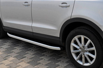 Jeep Grand Cherokee WK2 2010-2021 гг. Боковые Подножки Fullmond (2 шт., Алюминий) фото 2