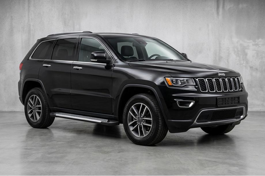 Jeep Grand Cherokee WK2 2010-2021 гг. Боковые Подножки Line (2 шт., Алюминий) Image