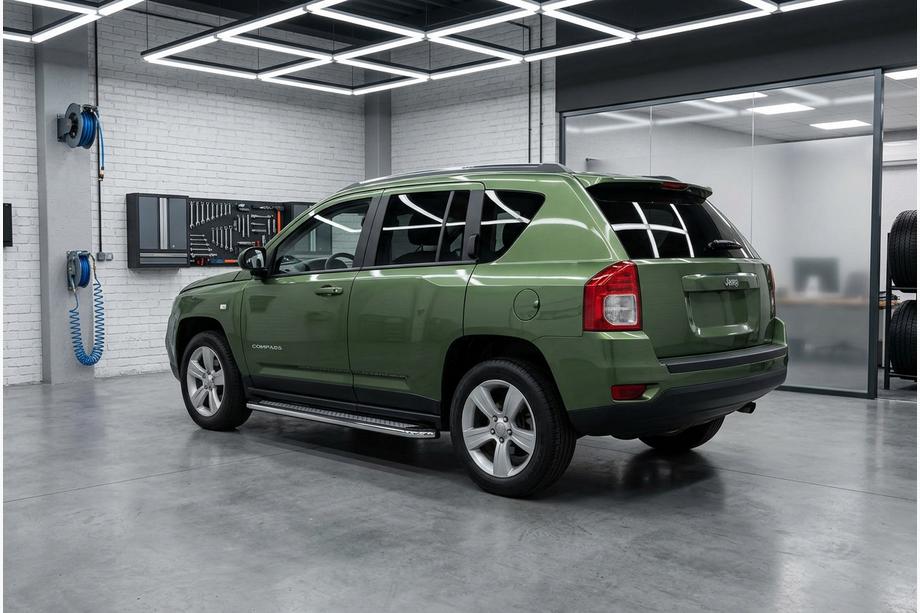 Jeep Compass 2006-2016 гг. Боковые Подножки Maydos V2 (2 шт., нержавейка) Image