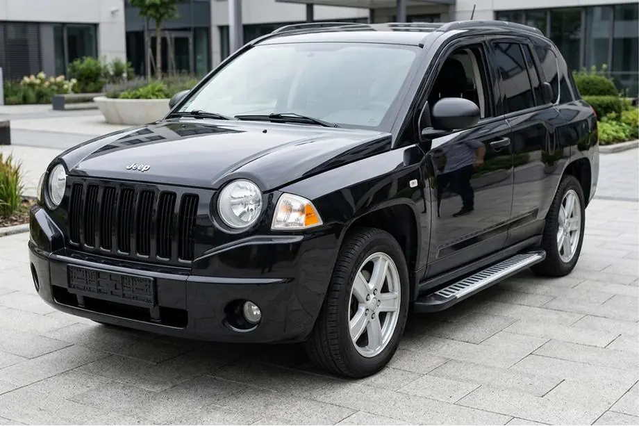 Jeep Compass 2006-2016 гг. Боковые Подножки Line (2 шт., Алюминий) Image