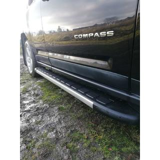 Jeep Compass 2011↗ Боковые пороги Duru